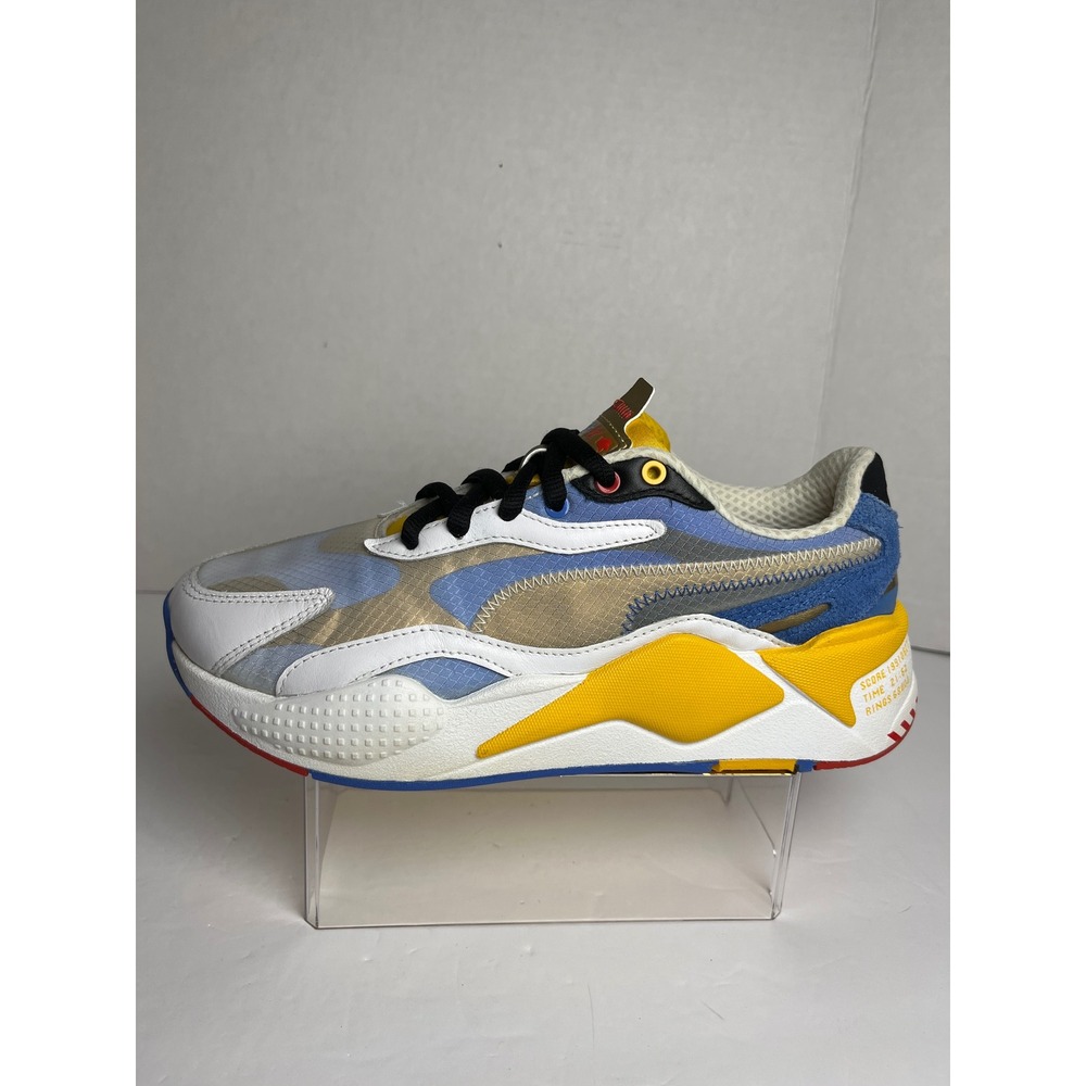 Puma RS-X‎ Sonic the Hedgehog Mens Shoes Blue Gold White 373979-01 Size 7C US